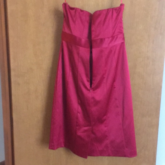 Strapless Red Cocktail Dress - The Limited - Picture 4 of 5